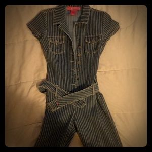 Hot Kiss Denim Jumpsuit